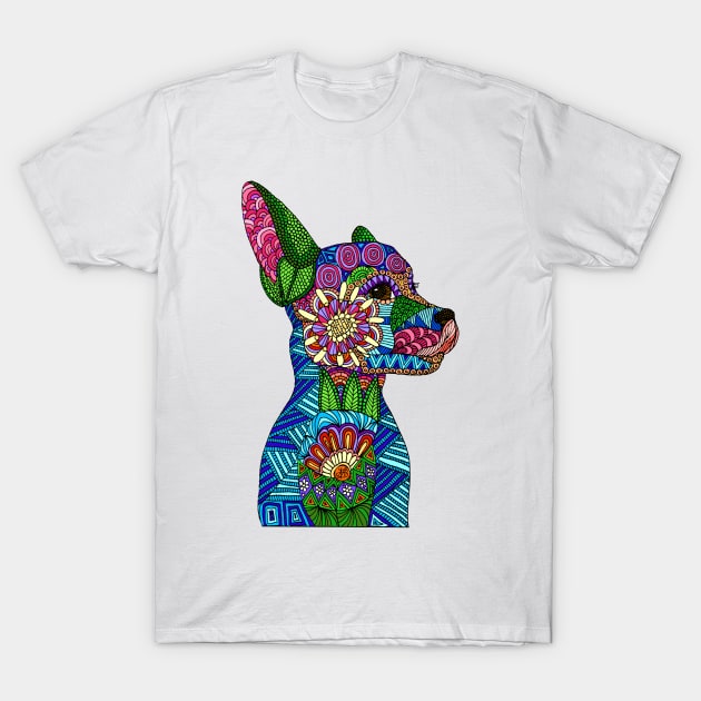 Folk Art Puppy T-Shirt by ArtLovePassion